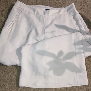 Chelsea28 Cream Colored Cropped Flare Pants